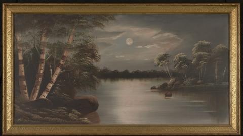 SC89.158.1a - View 1 of [Scene of River at Early Evening]