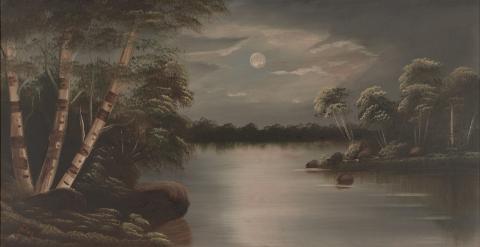 SC89.158.1a - View 3 of [Scene of River at Early Evening]
