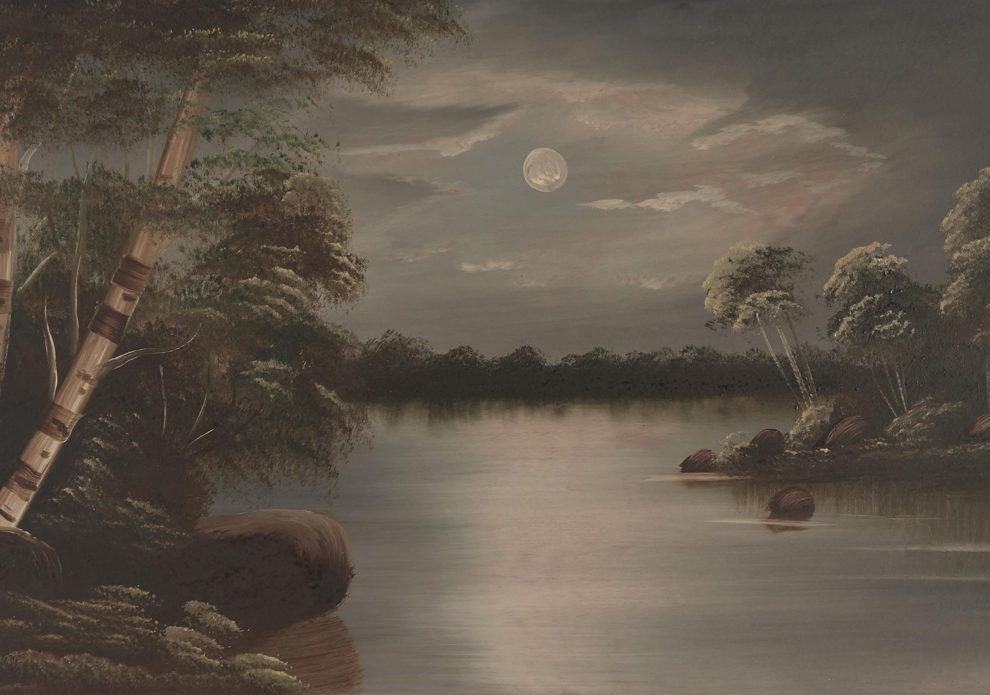 SC89.158.1a - View 3 of [Scene of River at Early Evening]