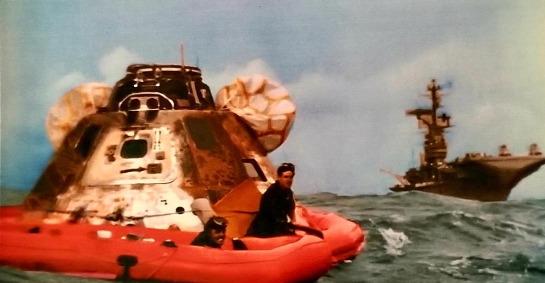 As a Navy Seal, Robert Coggin helped recover Apollo spacecrafts including Apollo 8