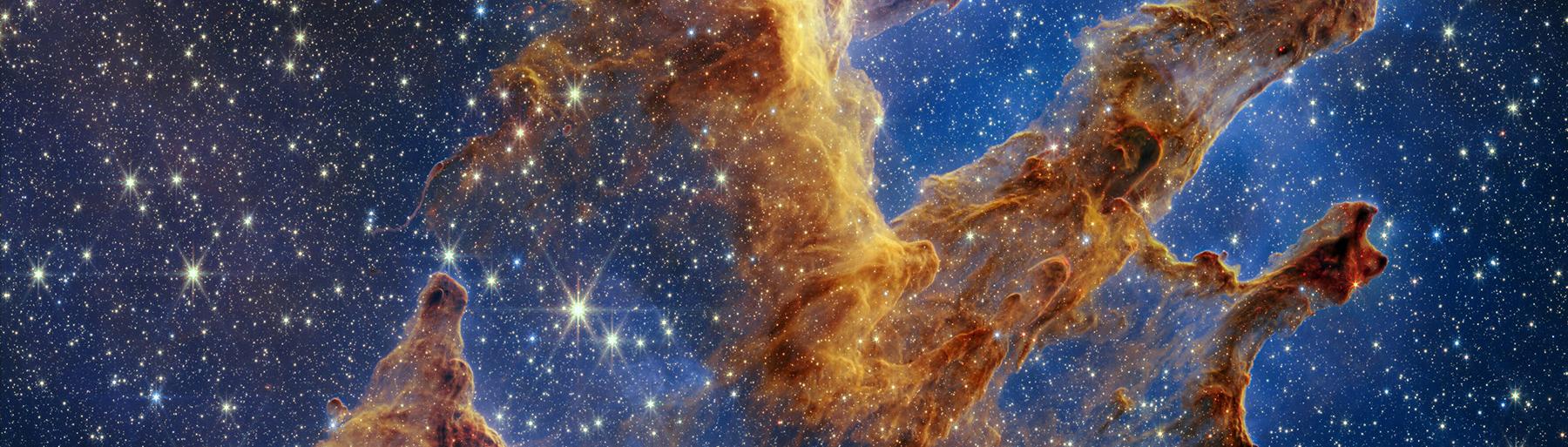 Pillars of Creation Image from James Webb Space Telescope Courtesy NASA