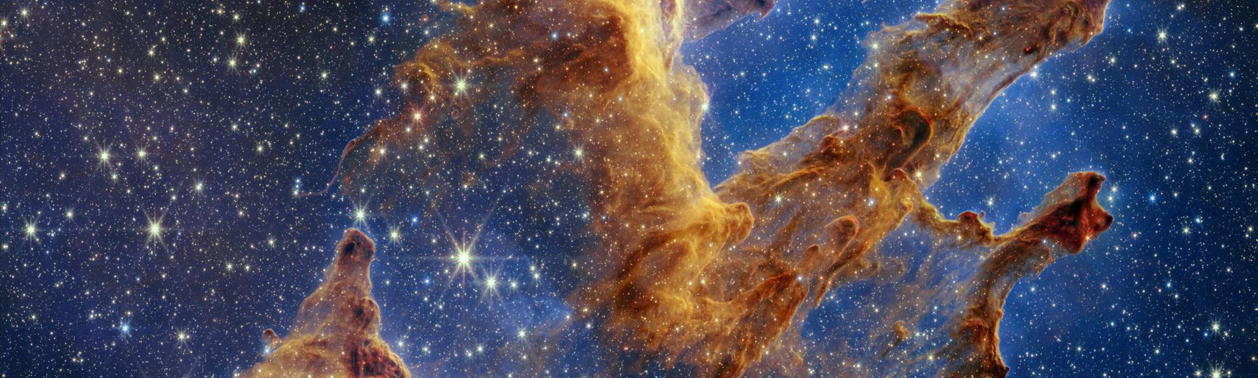 Pillars of Creation Image from James Webb Space Telescope Courtesy NASA