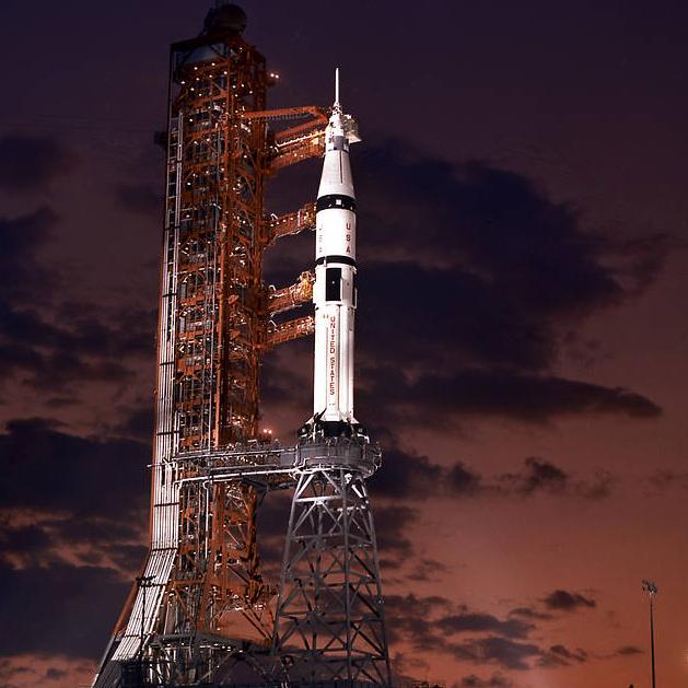 AS-210 Apollo-Soyuz on launch pad