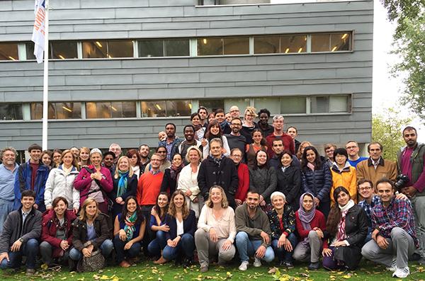 Group photo of the individuals at the workshop