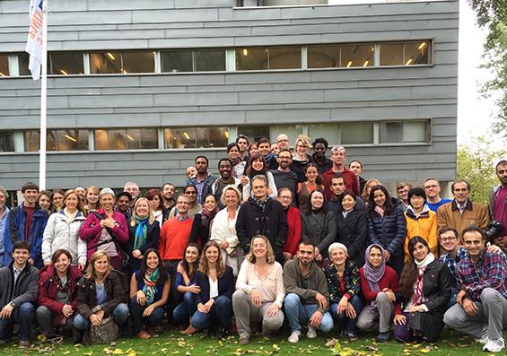 Group photo of the individuals at the workshop