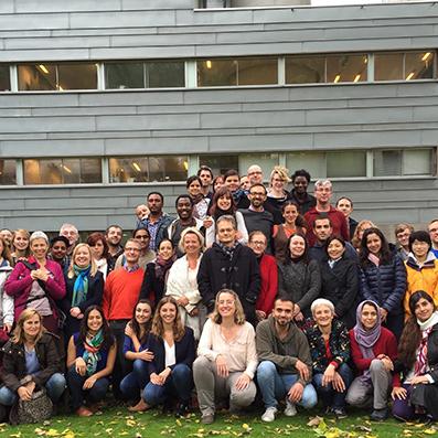 Group photo of the individuals at the workshop