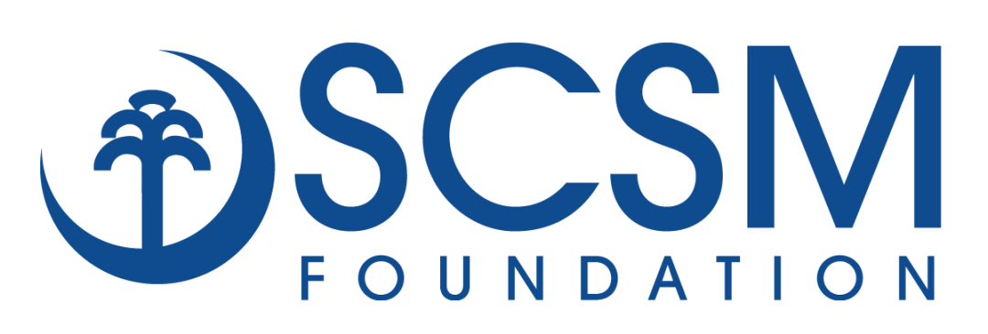 Logo in black lettering that reads SCSM Foundation